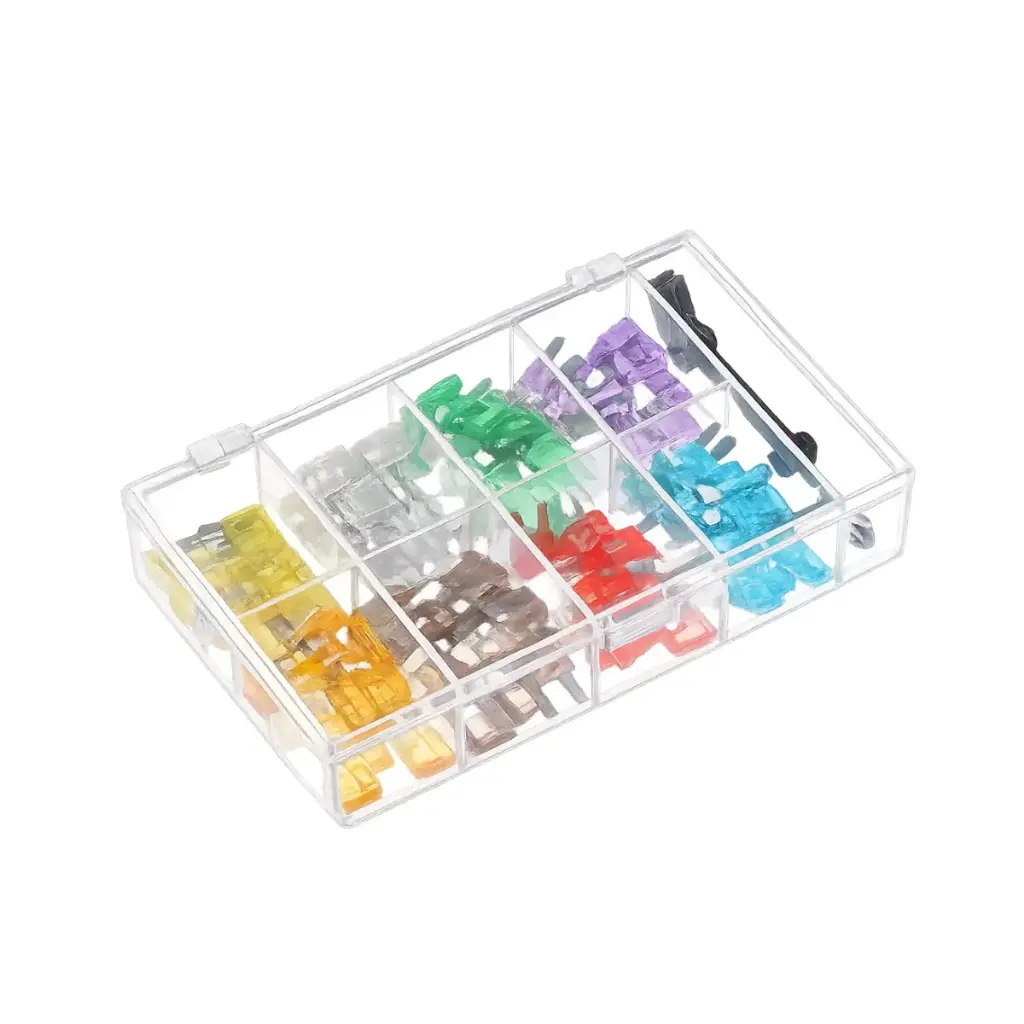 Fusible Mini Ficha Surtido  Caja con 80 fusibles + pinza extractora