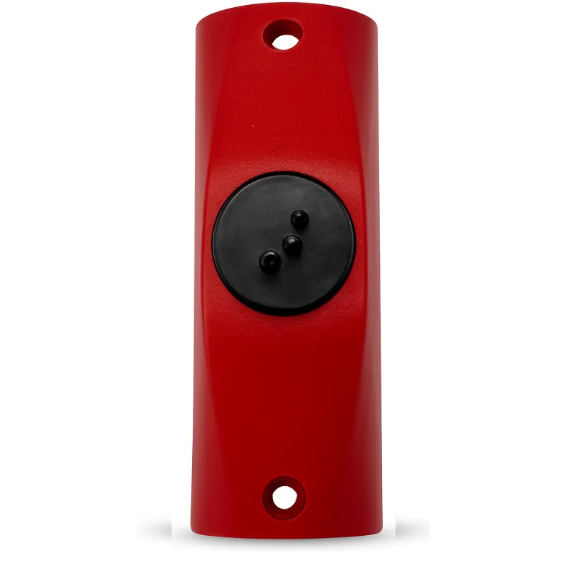 BOTON DE TIMBRE P/CAÑO ROJO B. NEGRO MARCA