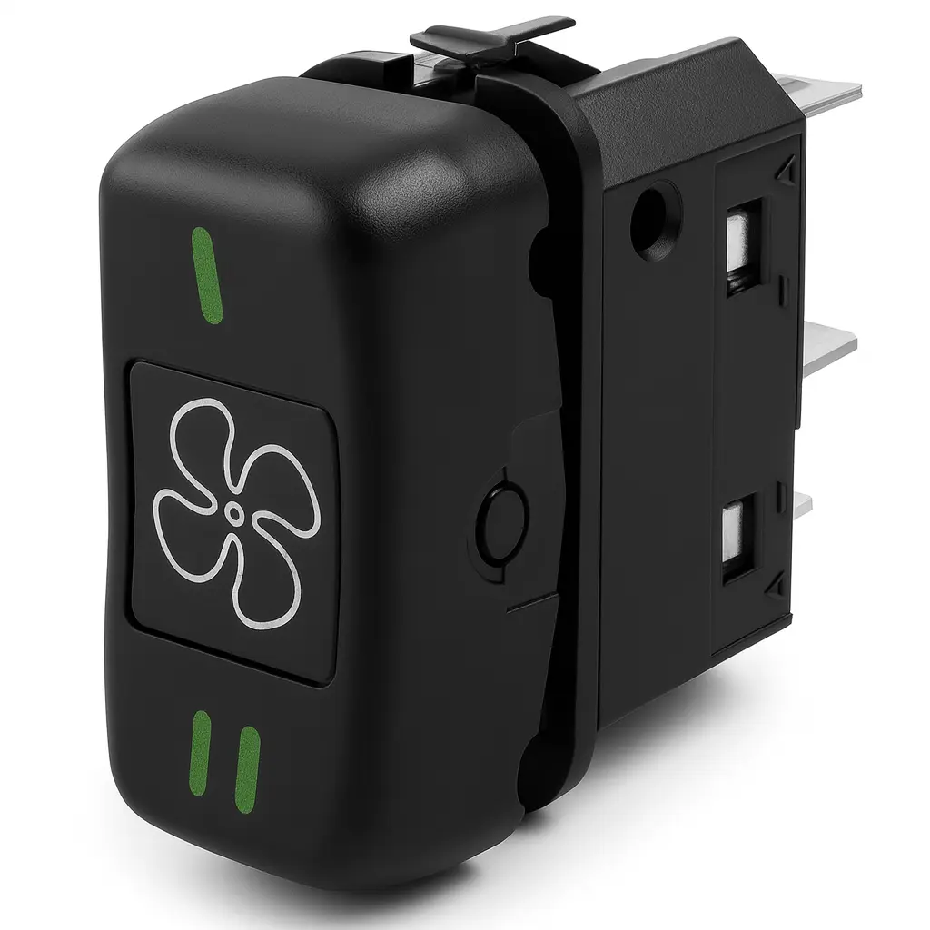 INTERRUPTOR VENTILACION (NEGRO) 24V 5184