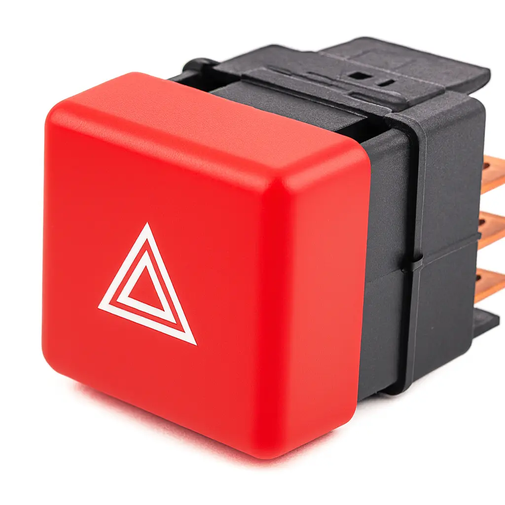 INTERRUPTOR BALIZA (C/LAMPARA VERDE) 12V 2455