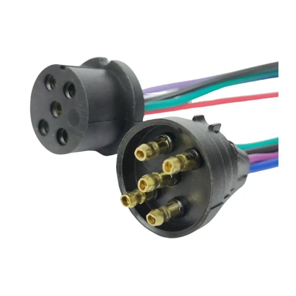 FICHA 5 VIAS ACOPLADO DE NYLON-GOMA