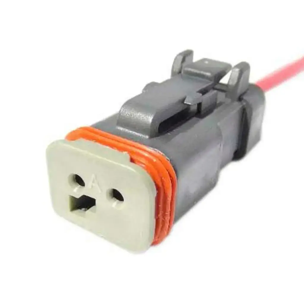 FICHA 2 VIAS MACHO TIPO DEUSTCH PARA MAQUINARIA AGRICOLA