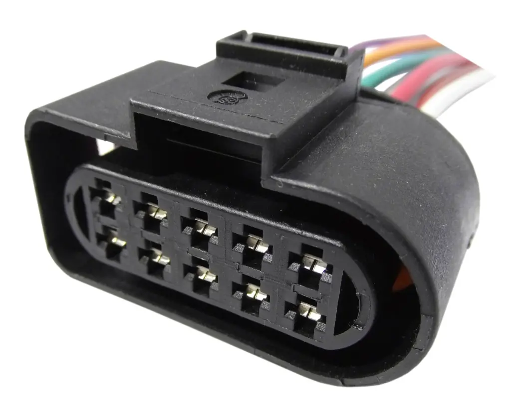 [IMPO1580] FICHA 10 VIAS CONEXIÓN FAROS DELANTERO (VW / FORD / FIAT / M.BENZ)