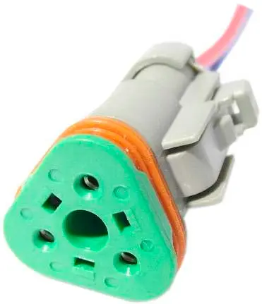 FICHA 3 VIAS MACHO INYECCION ELECTRONICA LINEA PESADA / AGRICOLA