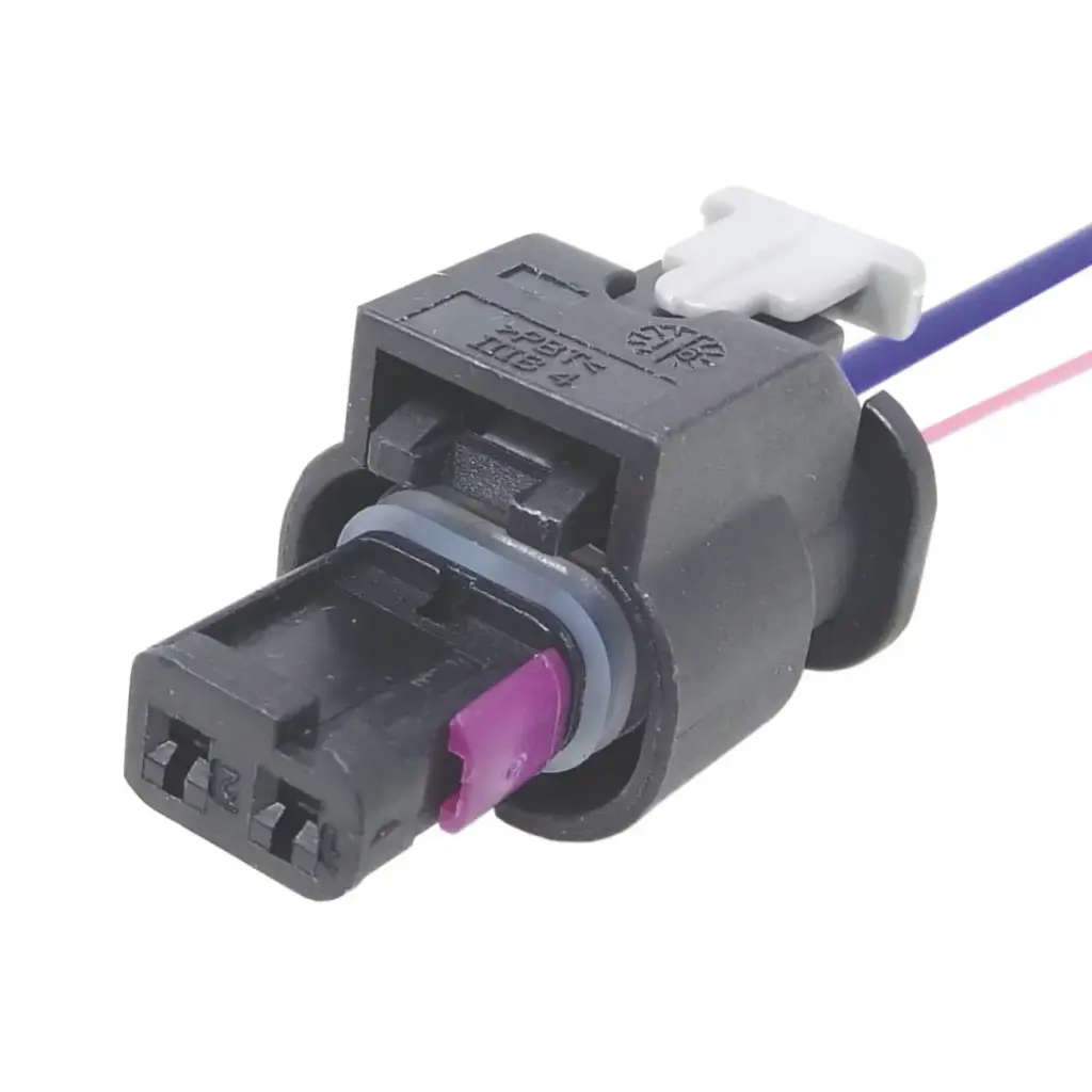 [IMPO1733] FICHA 2 VIAS SENSOR VARIADOR (VW UP) INYECTOR (BORA / VENTO / PASSAT TSI / FSI)