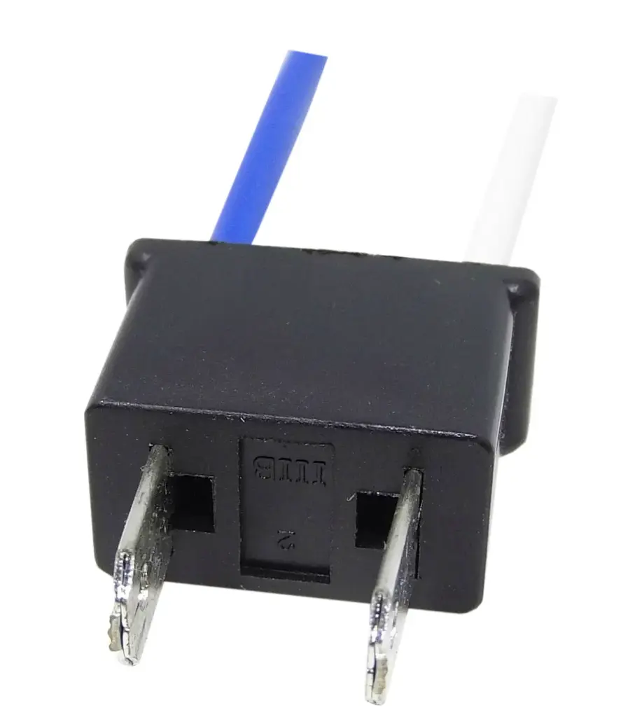 FICHA 2 VIAS MACHO PARA LAMPARA H7 2 VIAS