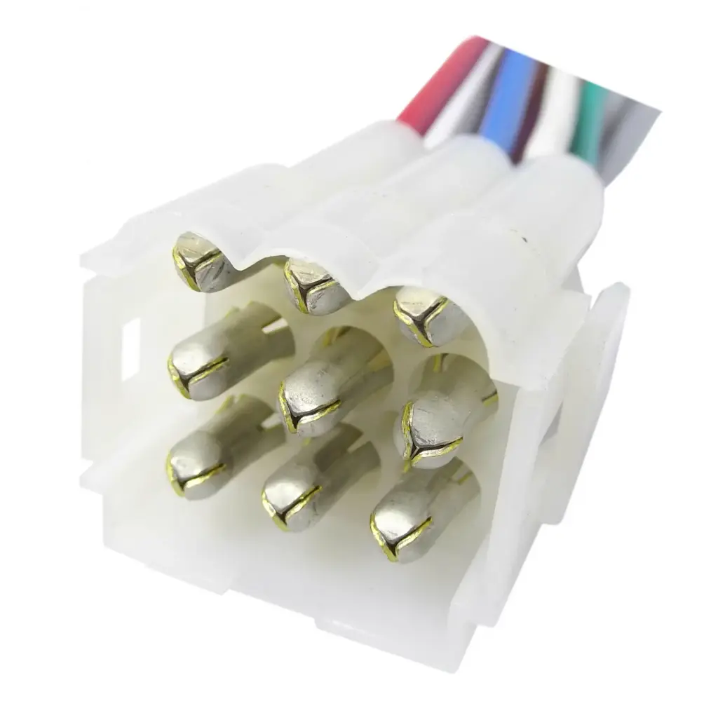 FICHA 9 VIAS HEMBRA PALANCA AGRALE MODELO VIEJO (BLANCA)