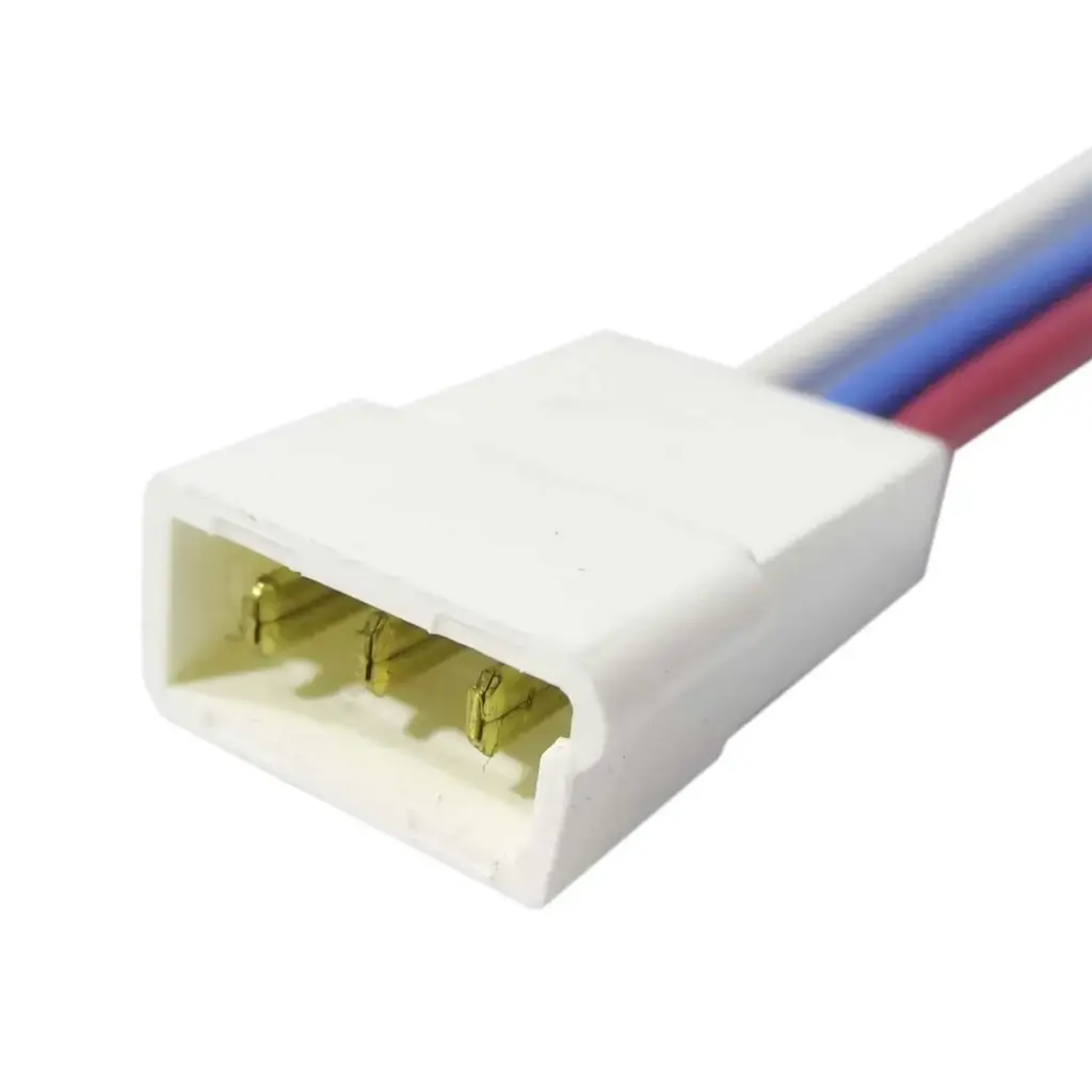 FICHA 3 VIAS MACHO 2.8MM (PORTA HEMBRA)