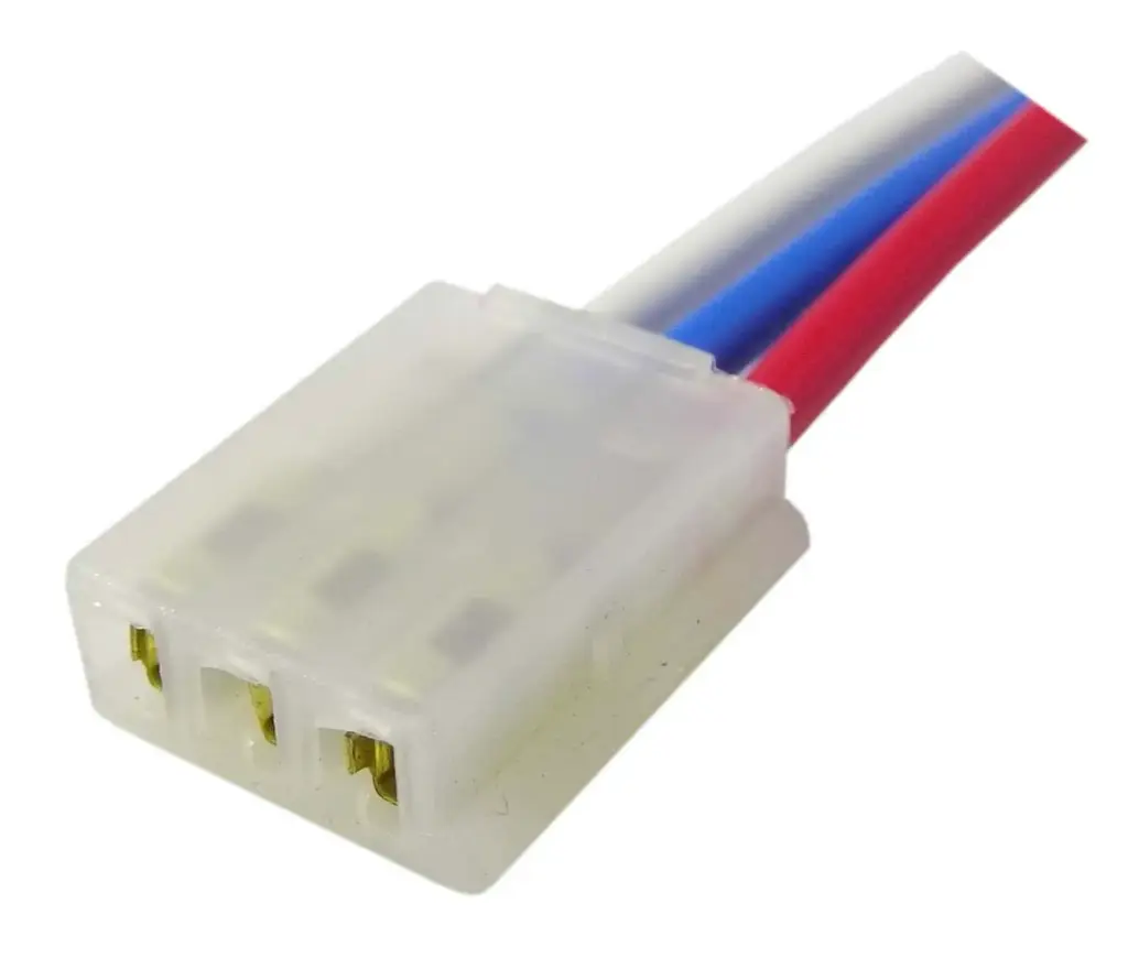 FICHA 3 VIAS HEMBRA 2.8MM (PORTA MACHO)