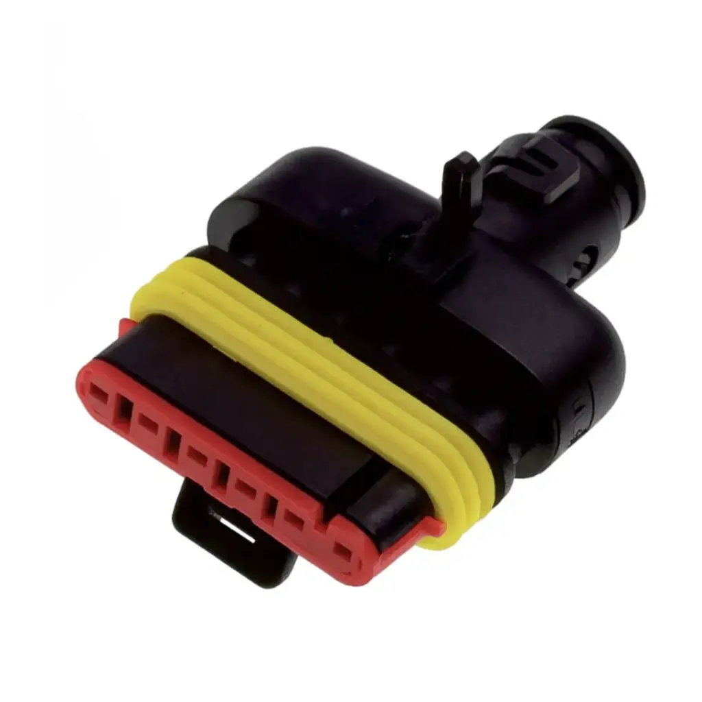 [IMPO1628] FICHA 6 VIAS IMPO1628 MACHO MODULO INYECCION FIAT PALIO / SIENA / BOBINA FIAT UNO SUPERSEAL
