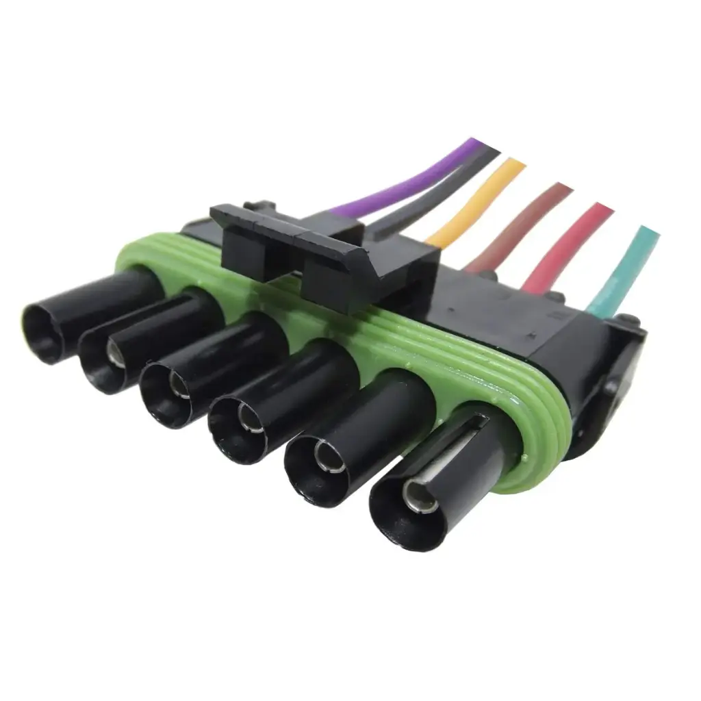 [IMPO988] FICHA 6 VIAS MACHO INYECCION ELECTRONICA LINEA PESADA / AGRICOLA