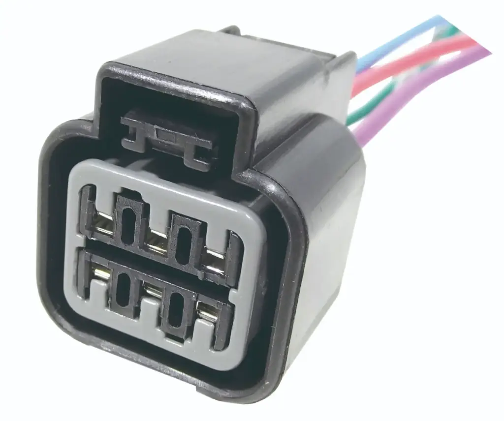 [IMPO1728] FICHA 6 VIAS OPTICA DELANTERA (HYUNDAI TUCSON / SANTA FE)