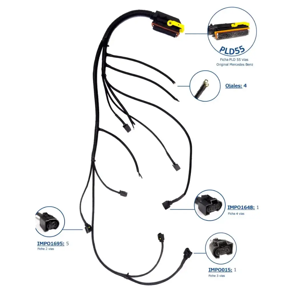 MAZO MOTOR M.BENZ 904 PARA 1418 Y 1722 (COD MB A 904 150 80 33)