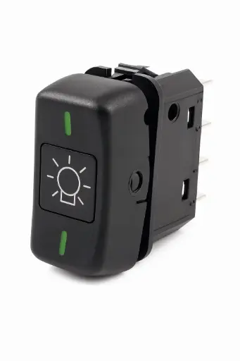 [5182] INTERRUPTOR LUZ PRINCIPAL (NEGRO) 1 PUNTO 24V 5182