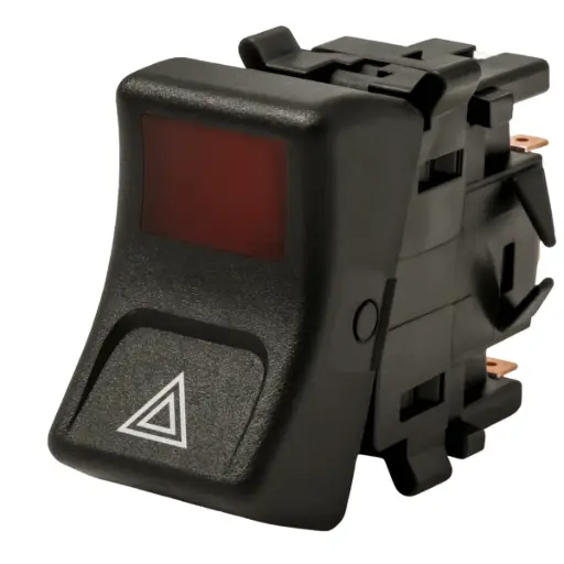 [1406] INTERRUPTOR BALIZA (C/LUZ ROJA) 12V 1406