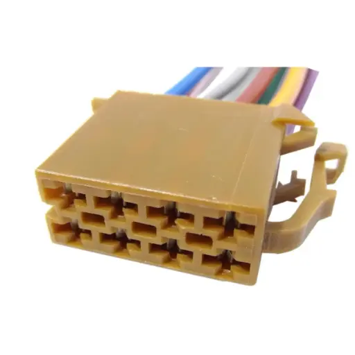 [IMPO1443] FICHA 8 VIAS MARRON ESTEREO TIPO UNIVERSAL