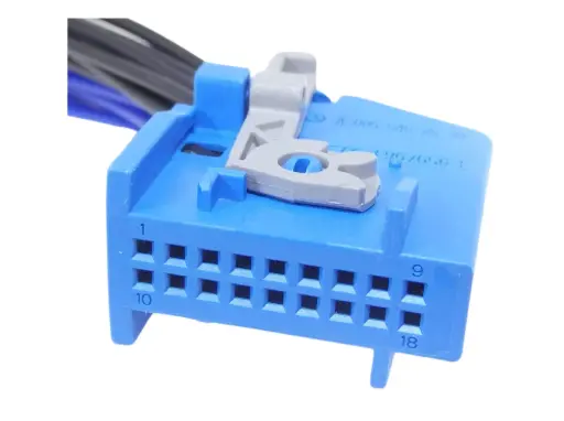 [IMPO058] FICHA 18 VIAS TABLERO MB CELESTE (X4)