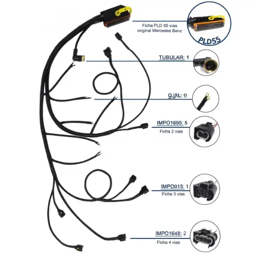 [MM906-1] MAZO MOTOR M.BENZ 906 PARA 6 CILINDROS